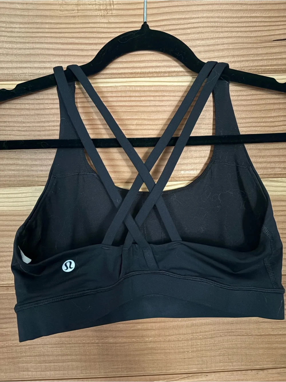 Lululemon Black Strappy Sports Bralette